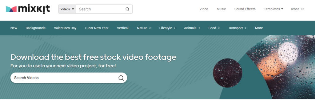 Mixkit, Stock videos, Stock Music, Sound Effects, Video templates,