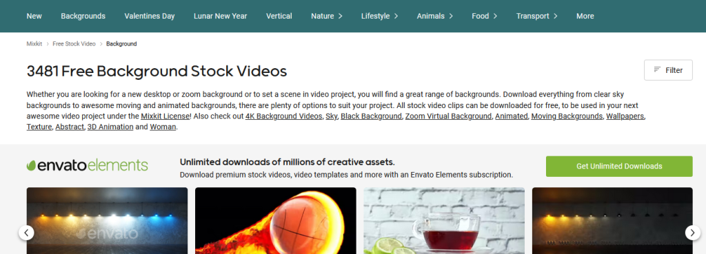 Mixkit, Stock videos, Stock Music, Sound Effects, Video templates,