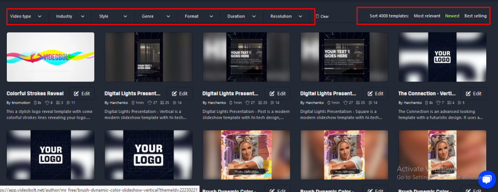 videobolt video templates