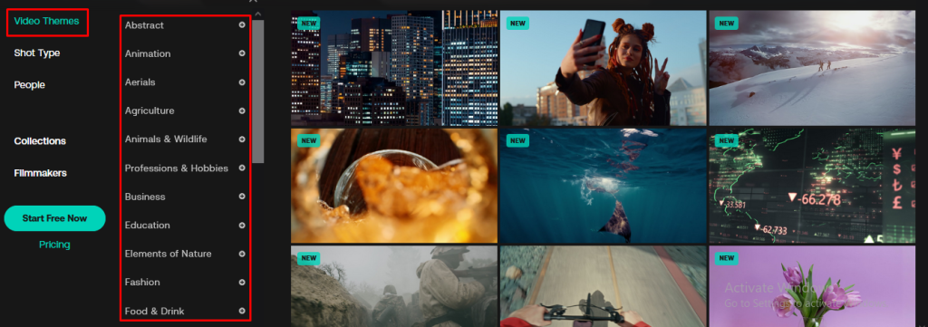 artgrid Video Themes