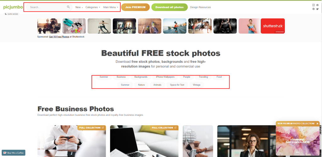 Picjumbo review Free stock photos