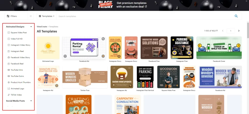 VistaCreate Templates
