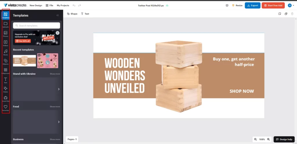 vistacreate review
