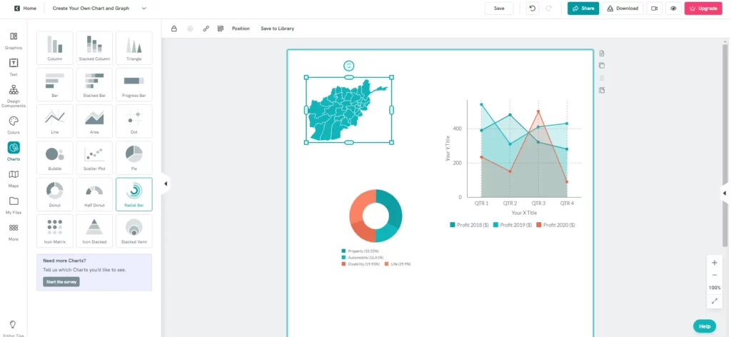 piktochart graph maker