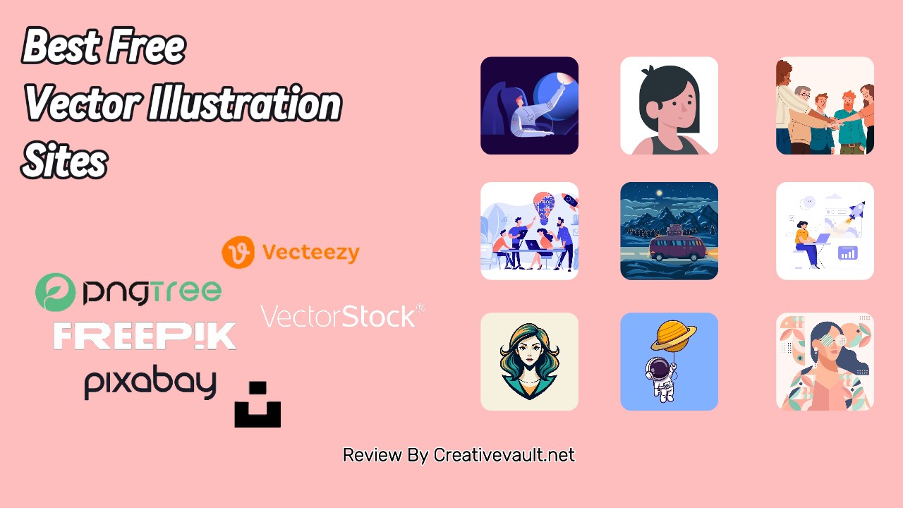 Best Free Vector Illustration sites For 2024 (Royalty Free